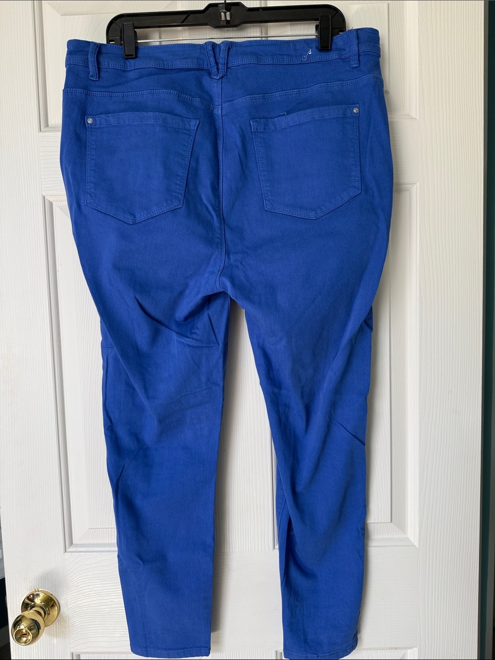 Women’s Bright Blue Stretch Jean Jeggings - Picture 3 of 5